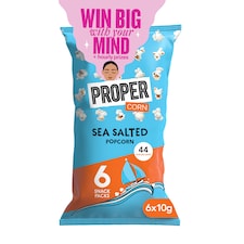 Propercorn Sea Salted Popcorn 6 x 10g