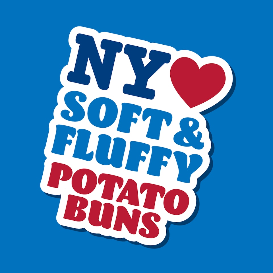 image 1 of New York Bakery The Original 4 Legendary Burger Potato Buns