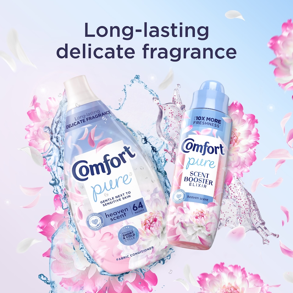 image 1 of Comfort Pure Heaven Scent Fabric Conditioner 86 Washes 1.29L