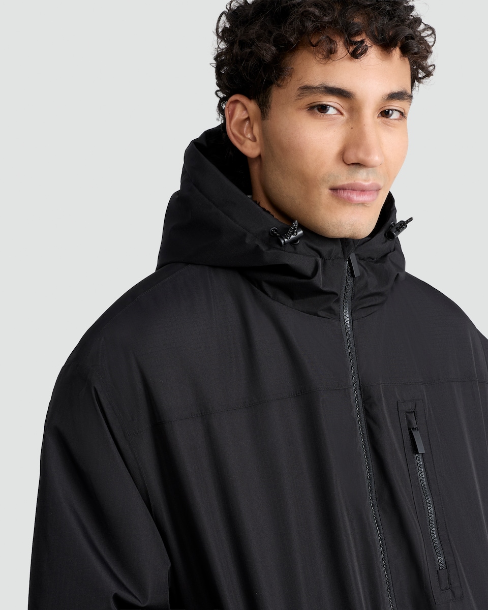 image 1 of F&F All Weather Robe in Black
