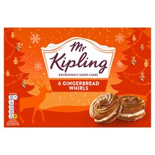 Mr Kipling Gingerbread Whirls 6 Pack