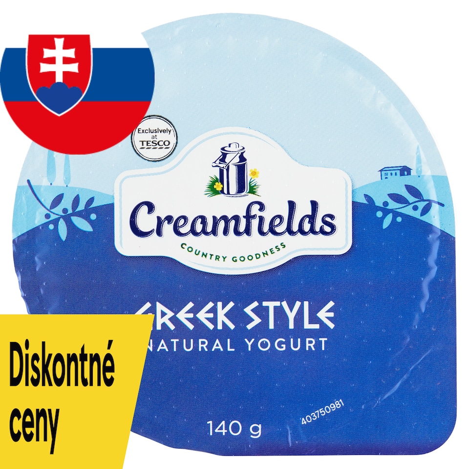 Creamfields Greek Style Natural Yogurt 140 g
