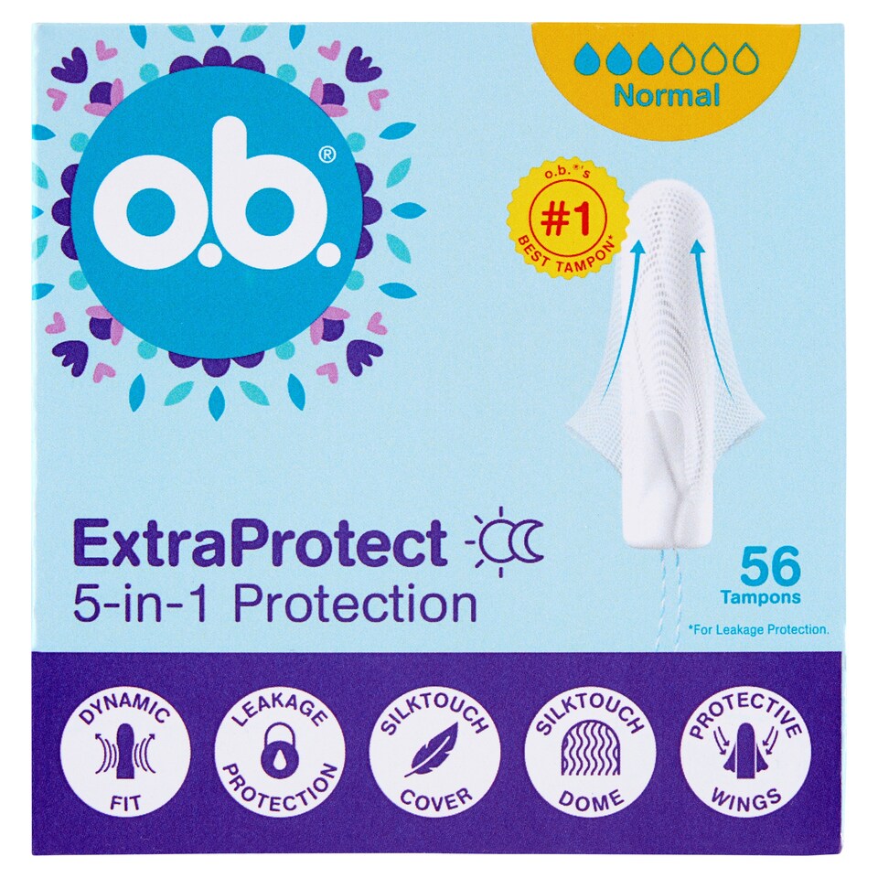 o.b. ExtraProtect Normal tampon 56 db