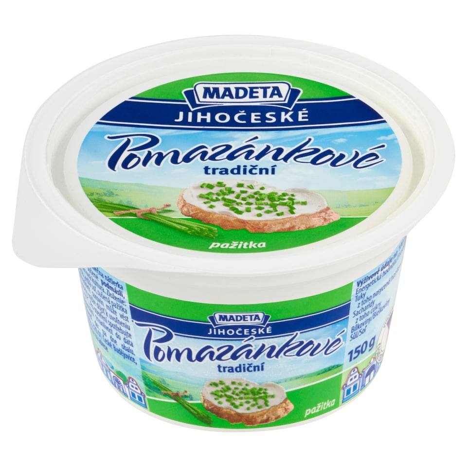 Madeta Jihočeské pomazánkové tradiční pažitka 150g