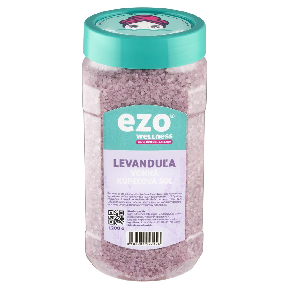 image 1 of Ezo Wellness Lavender Scented Bath Salt 1200 g