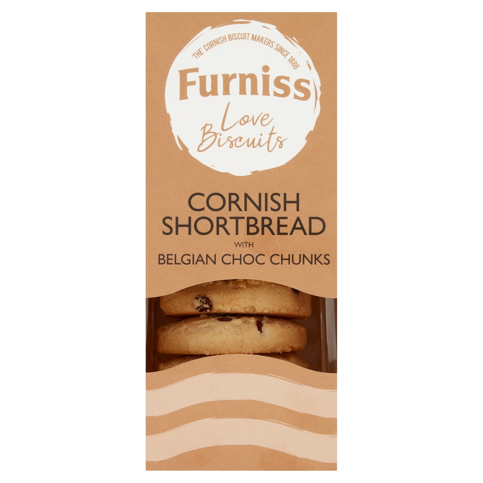 Furniss Cornish Shortbread with Belgian Choc Chunks 200g