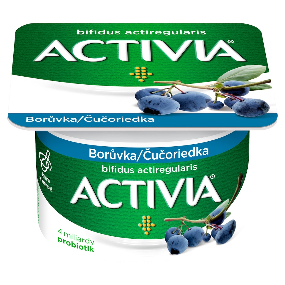 image 1 of Activia Probiotic Blueberry and Cherry Yogurt 120g