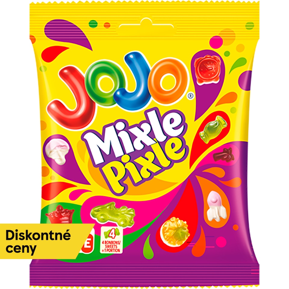 image 1 of JOJO Mixle Pixle Jelly Candies with Fruit Flavors 80 g