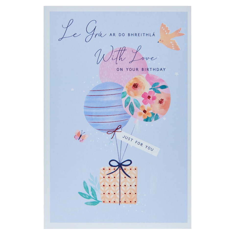 Gibson Birthday Card Gaelic