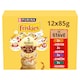 image 1 of Friskies Pouches for Cats Chicken, Beef, Lamb, Duck in Juice 12 × 85 g