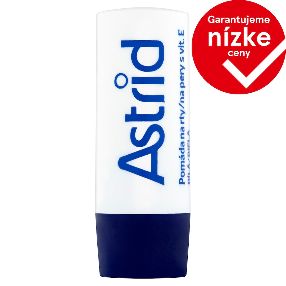 Astrid Pomade on Lips with Vit. E White 3 g