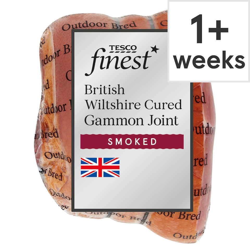 Tesco Finest Smoked Wiltshire Cured Crackling Gammon Joint Small