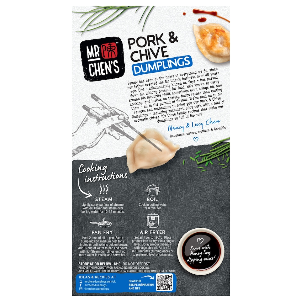 image 1 of Mr Chen's Pork & Chive Dumplings 240g