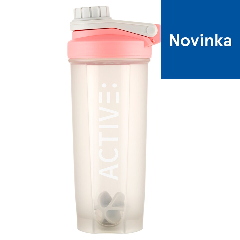 F&F Active Pink Protein Shaker 700 ml