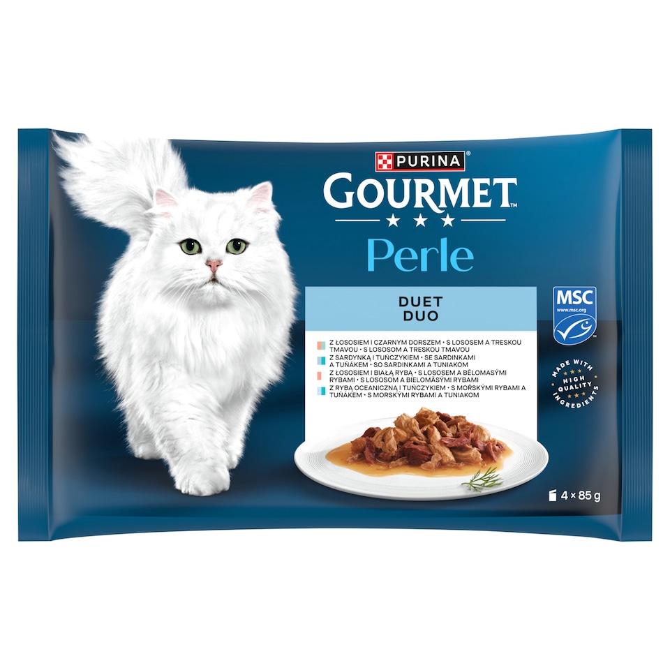 obrázok 1 z Gourmet Perle DUO kapsičky pre mačky 4 x 85 g