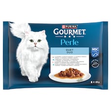 Gourmet Perle DUO Pouches for Cats 4 x 85 g