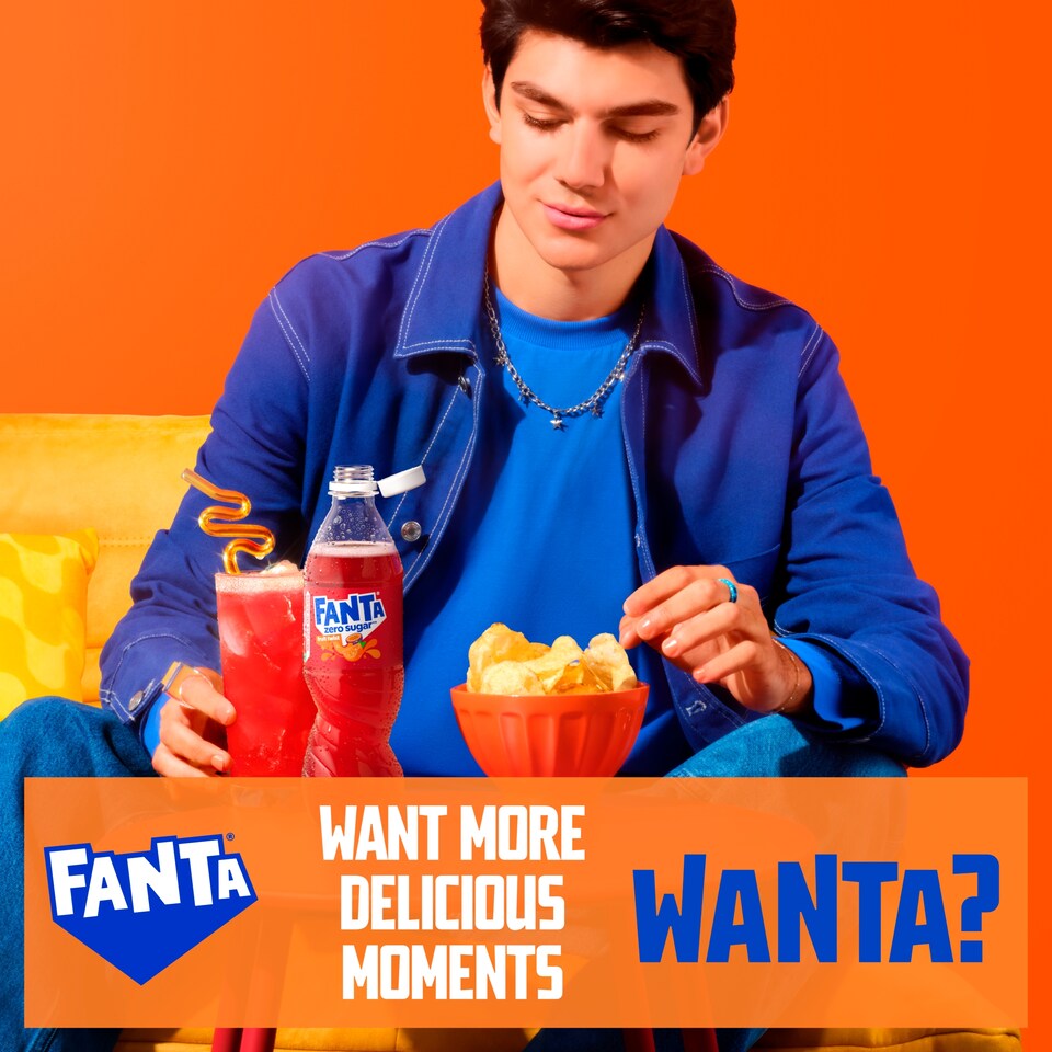 image 1 of Fanta Fruit Twist Zero 500Ml