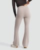 image 3 of Rise by Zara McDermott Cotton Rich Flared Pyjama Bottoms in Natural