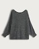 image 4 of F&F Batwing Sleeved Metallic Jumper in Grey
