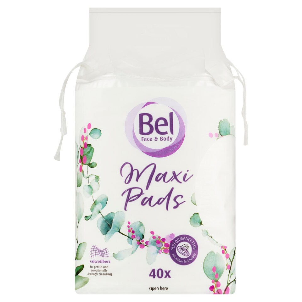 obrázok 1 z Bel Face & Body Cosmetic odličovacie tampóny s mikrovláknom oválne maxi 40 ks