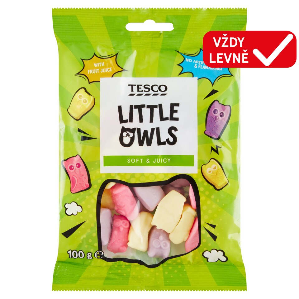 Tesco Jelly with Fruit Flavors 100g