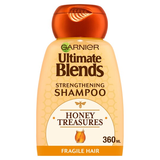 Garnier Ultimate Blends Honey Strengthening Shampoo 360Ml Tesco Groceries