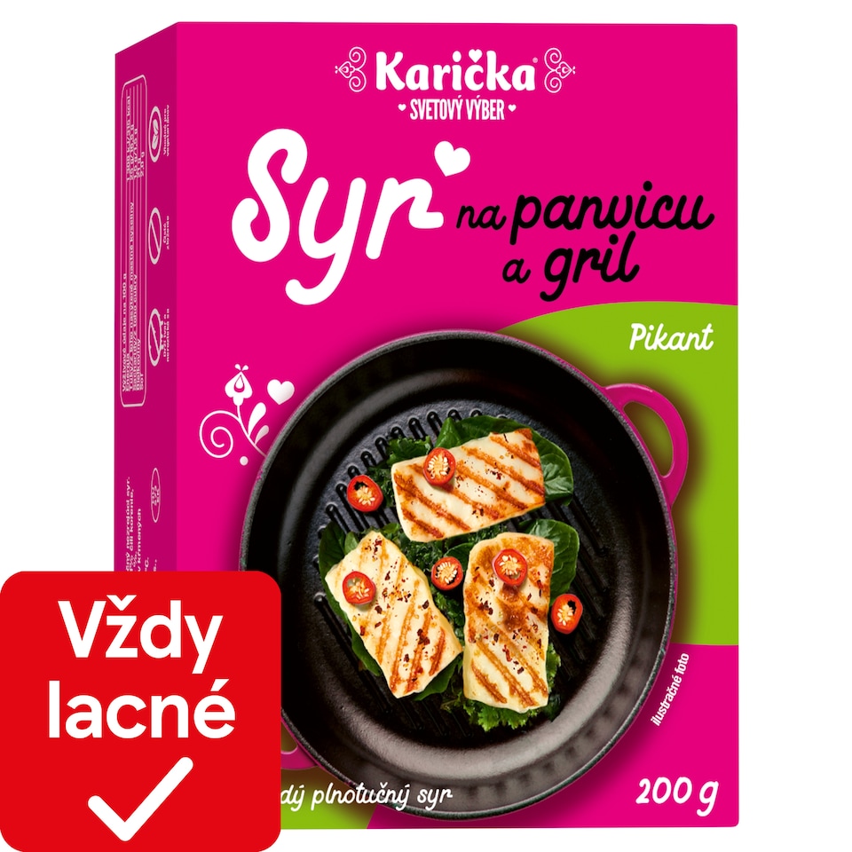 obrázok 1 z Karička Syr na panvicu a gril typu Halloumi Pikant 200 g