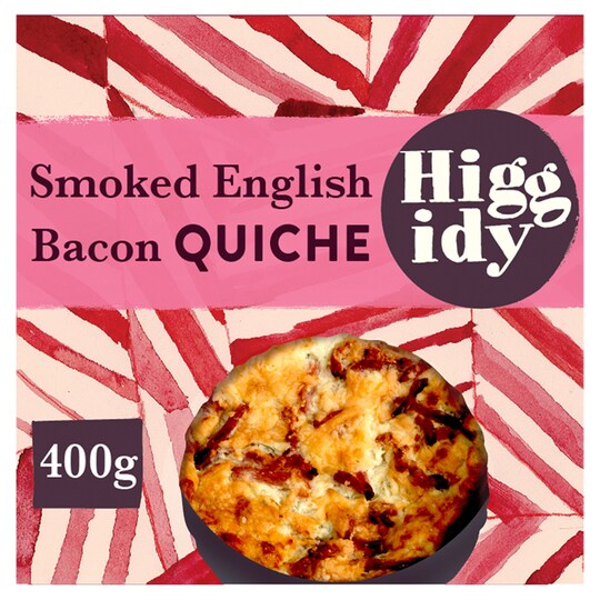 Higgidy Bacon & Cheddar Quiche 400g Tesco Groceries