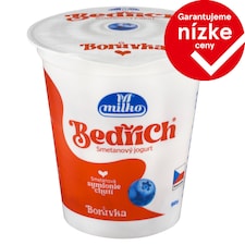 Milko Bedřich jogurt smotanový čučoriedkový 150 g