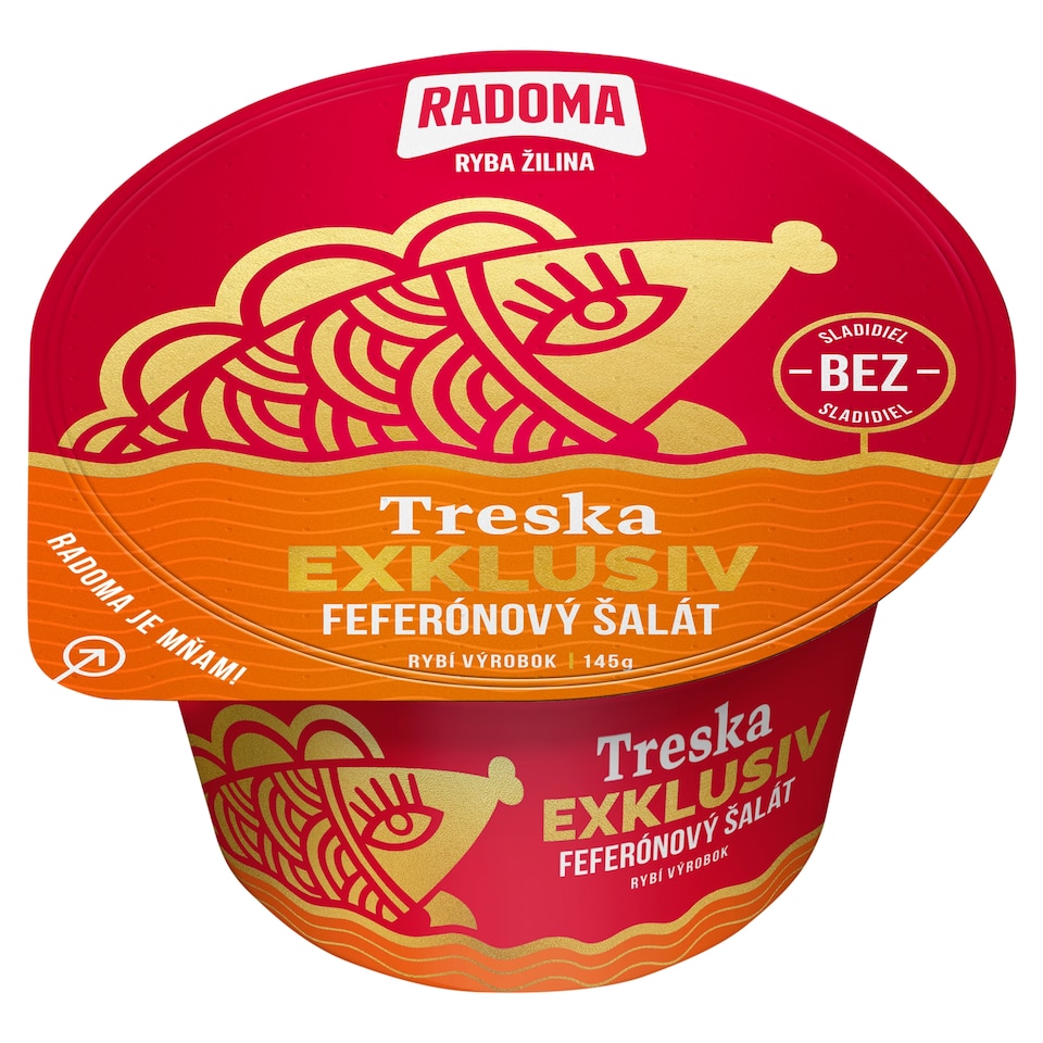 PRETO Ryba Žilina Treska Exklusiv s feferónovým šalátom 145 g