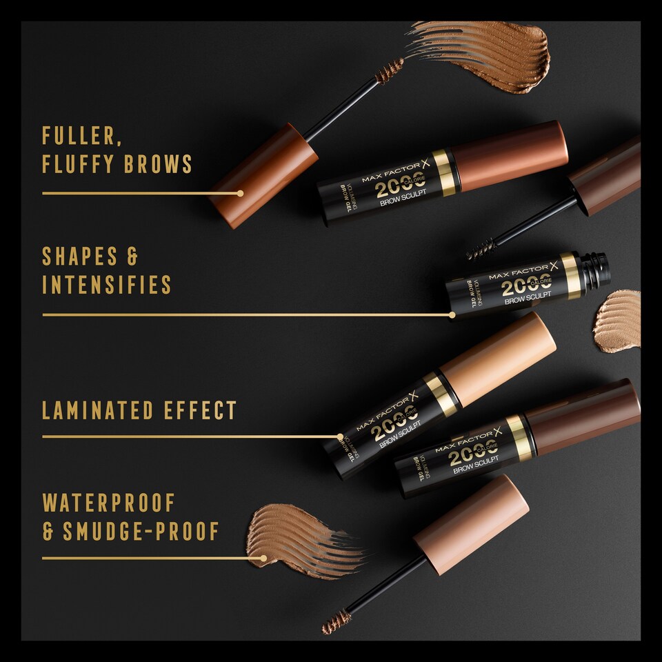 image 1 of Max Factor 2000 Brow Sculpture 005 Black Brown 4.5Ml