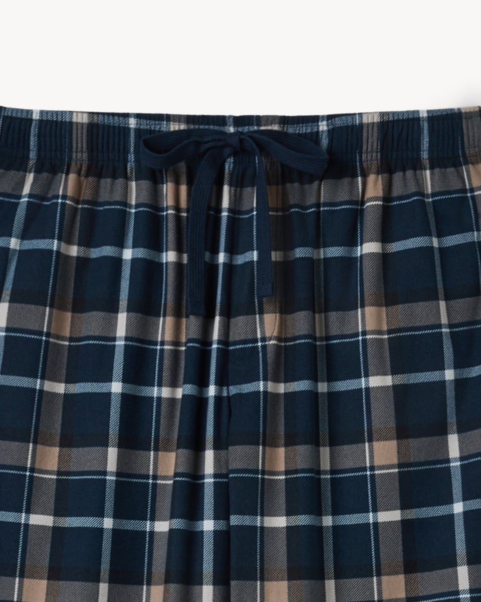 image 1 of F&F Fleece Check Pyjama Bottoms in Multi