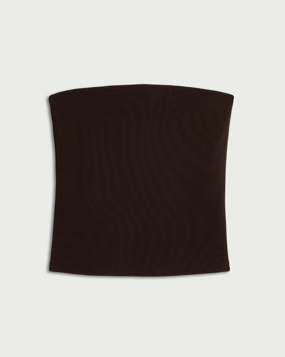 image 1 of F&F Bandeau Top in Brown