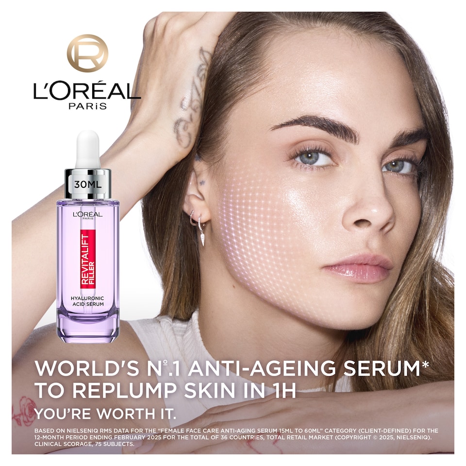 image 1 of L'Oreal Paris Revitalift Filler Anti Wrinkle Serum 30Ml