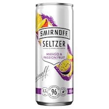 Smirnoff Mango & Passionfruit Seltzer Can 4.7% Vol 330ml