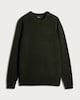 image 4 of F&F Lambswool Knitted Crew Neck Jumper in Khaki