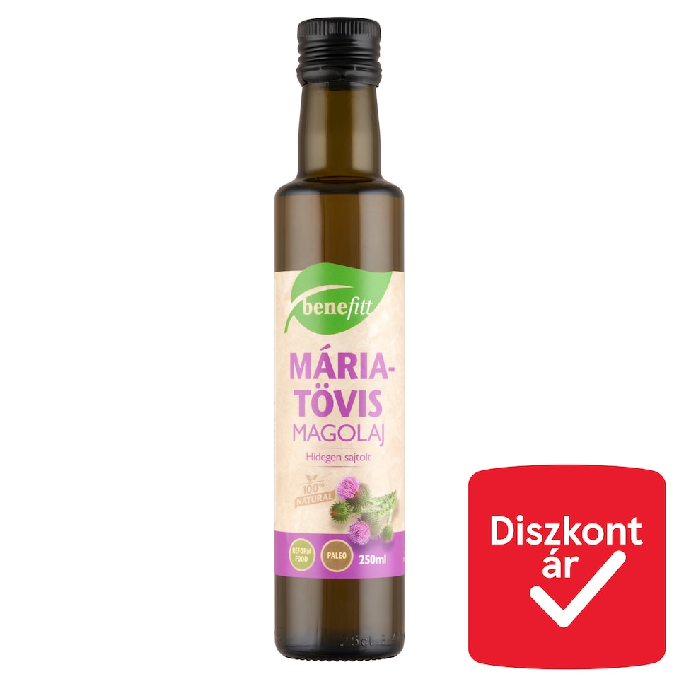 Benefitt Cold-Pressed Milk Thistle Seed Oil 250 ml