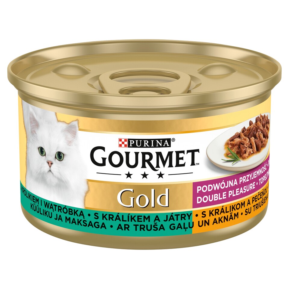 image 1 of GOURMET Gold Double Pleasure with Rabbit and Liver 85 g