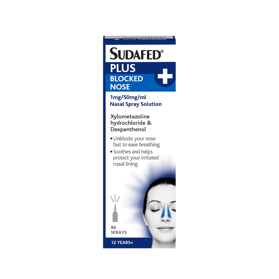 image 1 of Sudafed Plus Blocked Nose Nasal Spray 10Ml