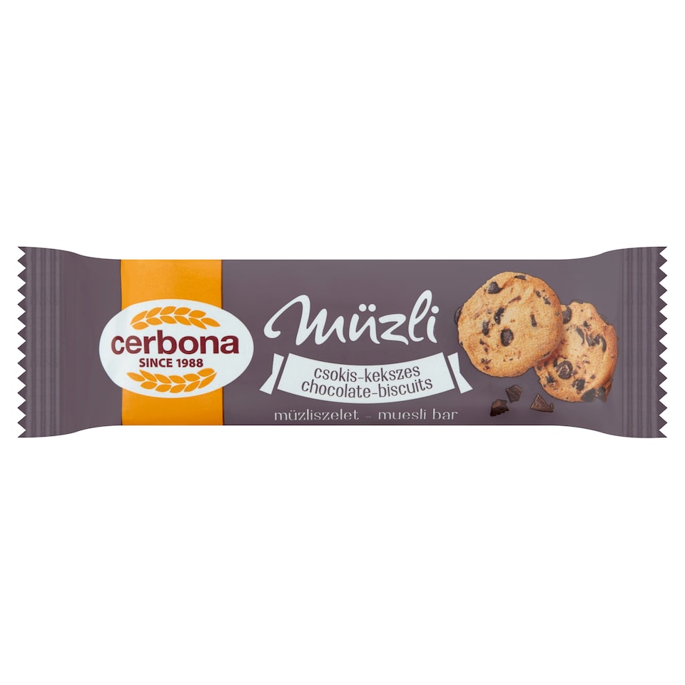 image 1 of Cerbona Chocolate-Biscuit Muesli Bar 20 g