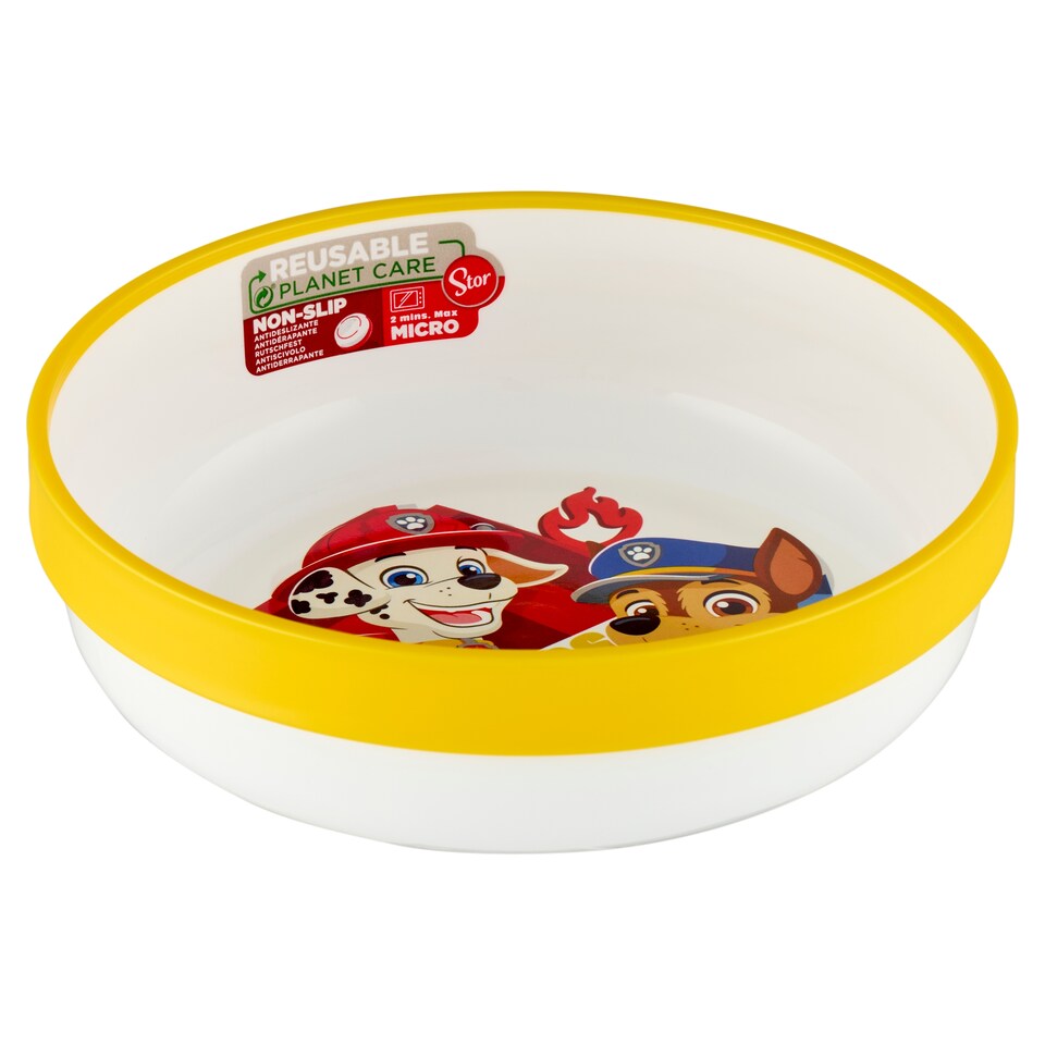 Stor Paw Patrol Boy Rescue Pups Non Slip Bicolor Premium tál  1. kép