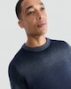 image 1 of F&F Knitted Ombre Pattern Jumper with Wool in Navy