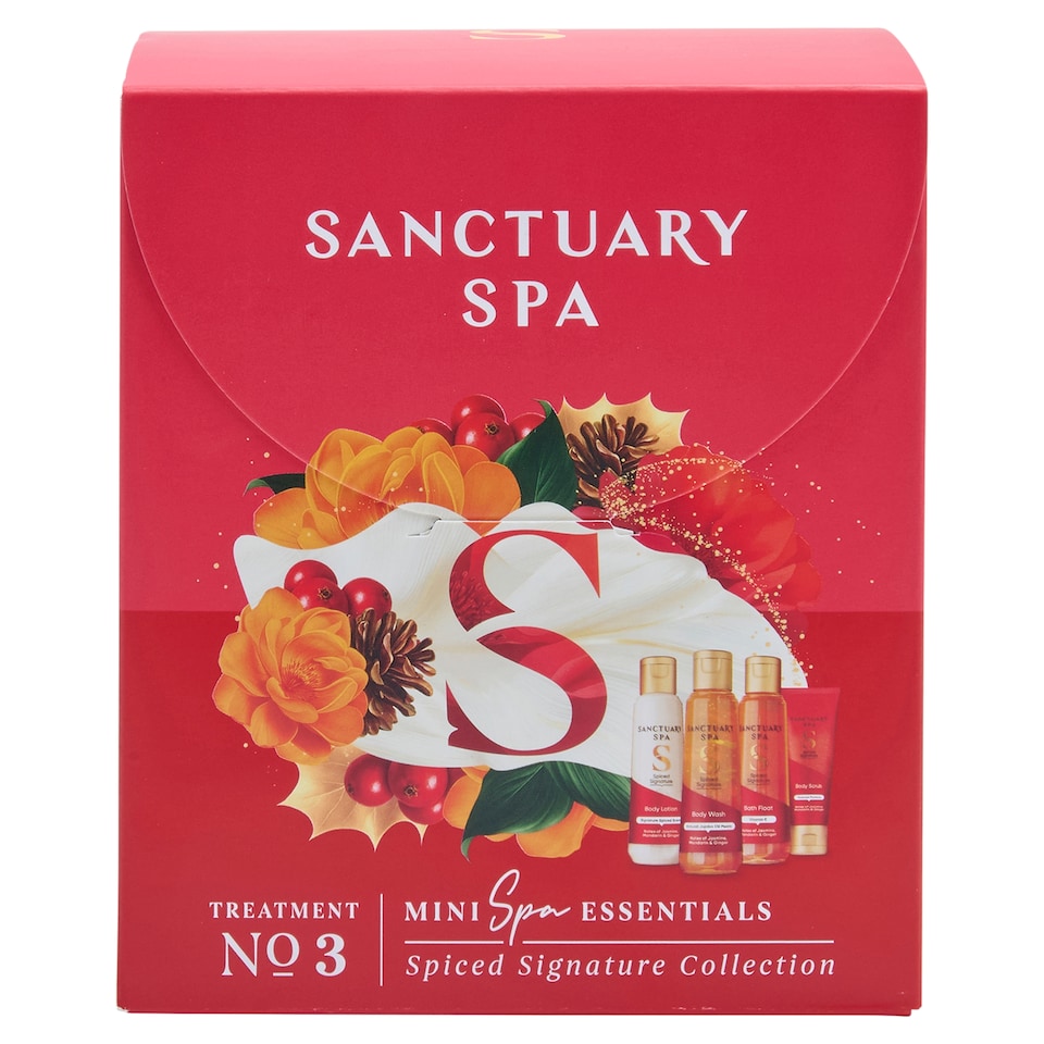 image 1 of Sanctuary Spa Spiced Signature Mini Spa Essentials Gift Set