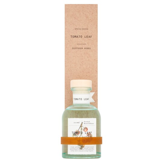 Tesco Apothecary Reed Diffuser Tomato Leaf 100Ml Tesco Groceries