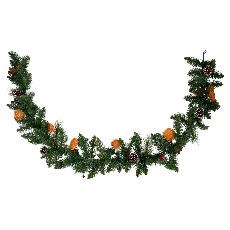 TESCO ORANGE & BERRY GARLAND