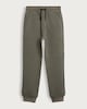 image 5 of F&F Boys Textured Drawstring Cuffed Joggers in Grey