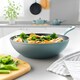 image 4 of Salter Megastone Thermo Collar Stirfry Pan 28Cm
