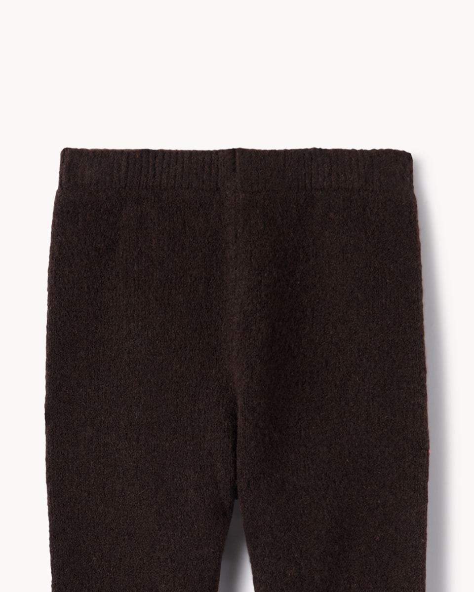 image 1 of F&F Baby Knitted Cardigan and Trousers Set in Brown