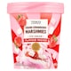 Obrázek 1 pro produkt Tesco Mražený krém jahodový a smetanový s jahodovou omáčkou a marshmallows 460ml