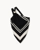 image 5 of F&F Geometric Print Halterneck Co-ord Top in Multi Black